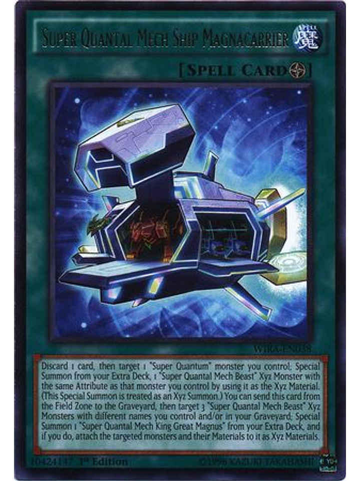Super Quantal Mech Ship Magnacarrier - WIRA-EN038 - Rare 1st Edition 1