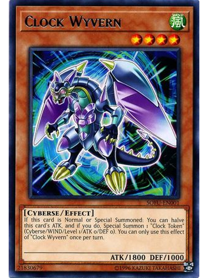 Clock Wyvern - SOFU-EN001 - Rare Unlimited 1