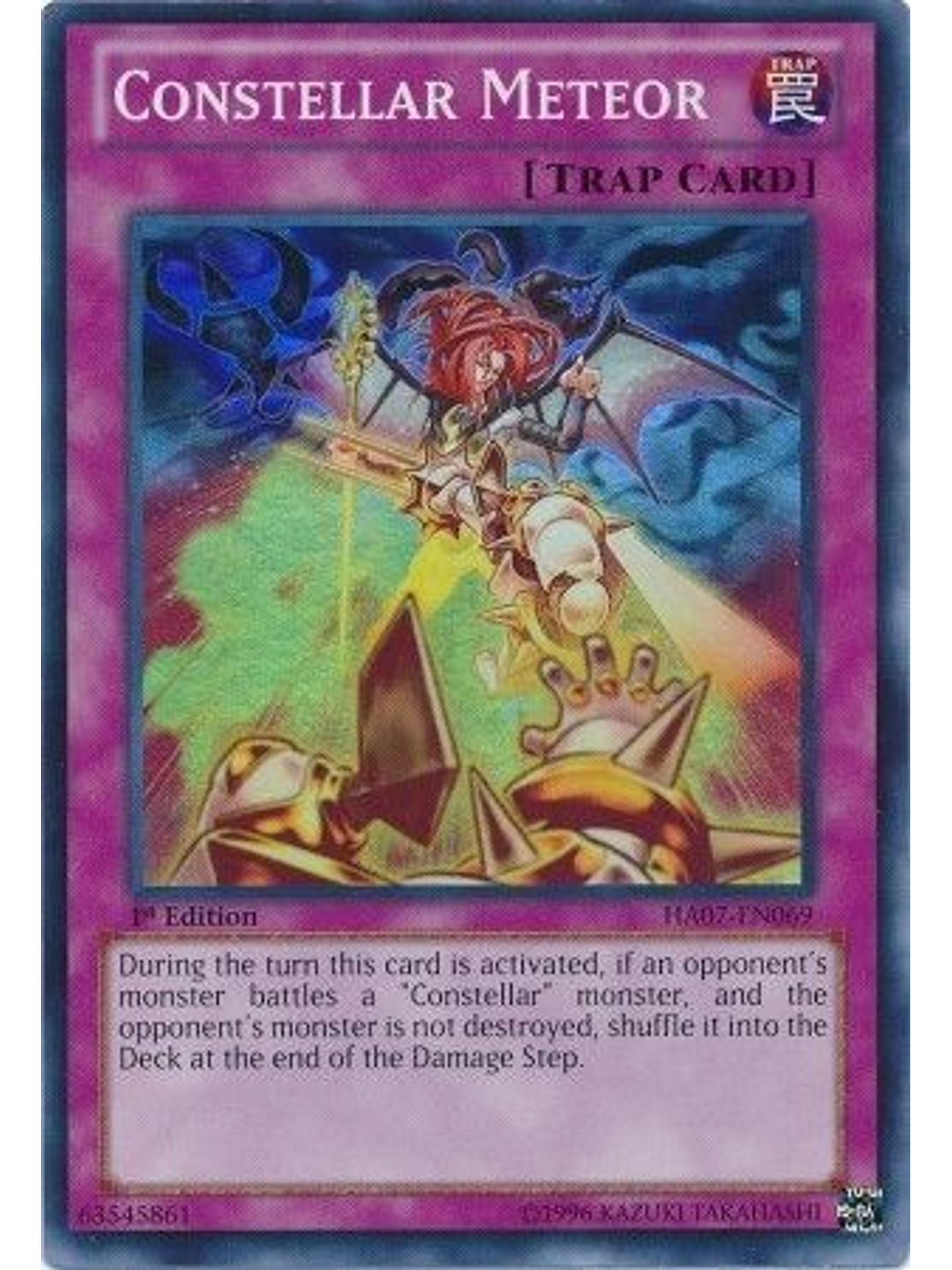 Constellar Meteor - HA07-EN069 - Super Rare 1st Edition 1