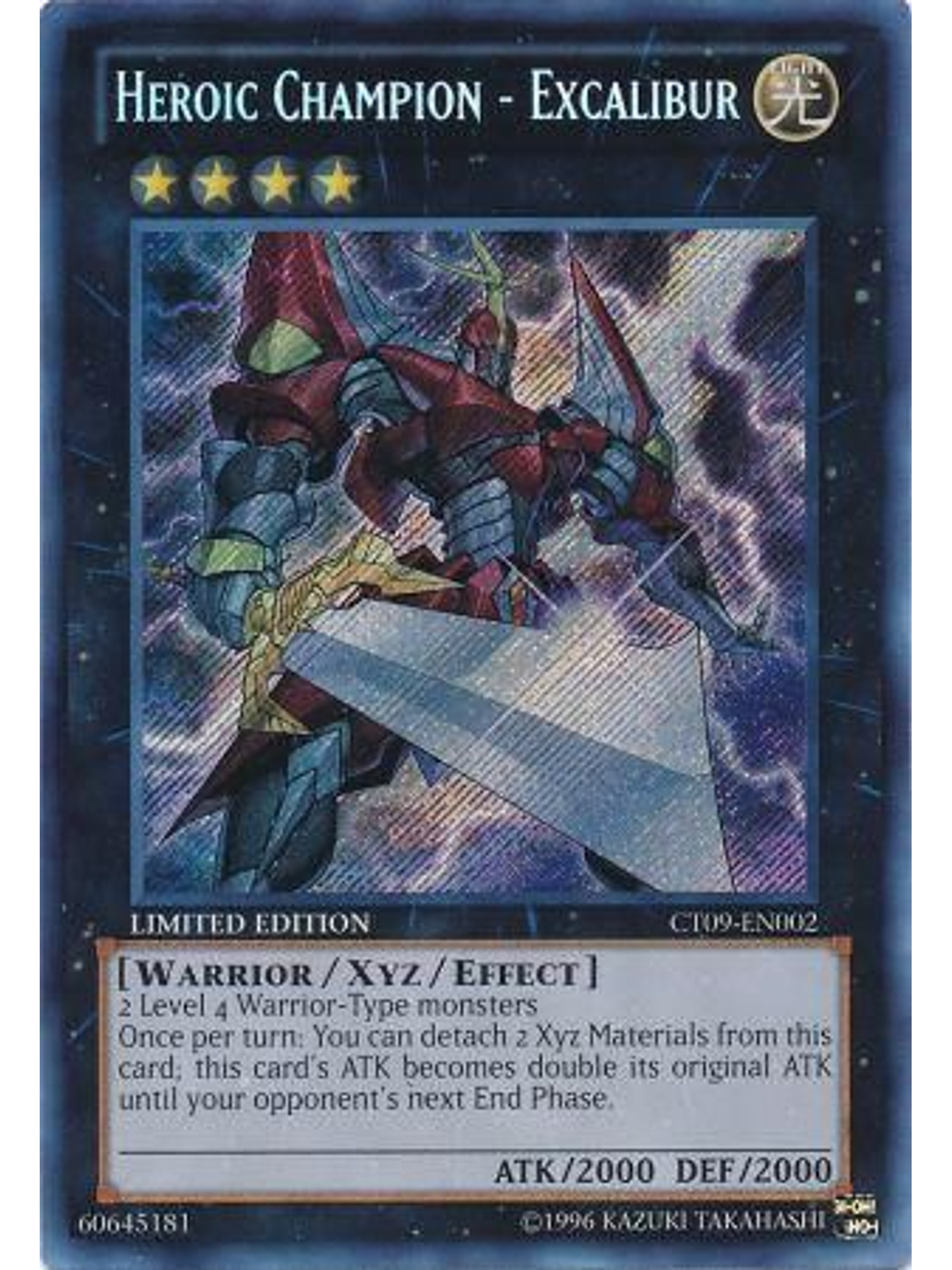 Heroic Champion - Excalibur - ct09-en002 - Secret Rare 1