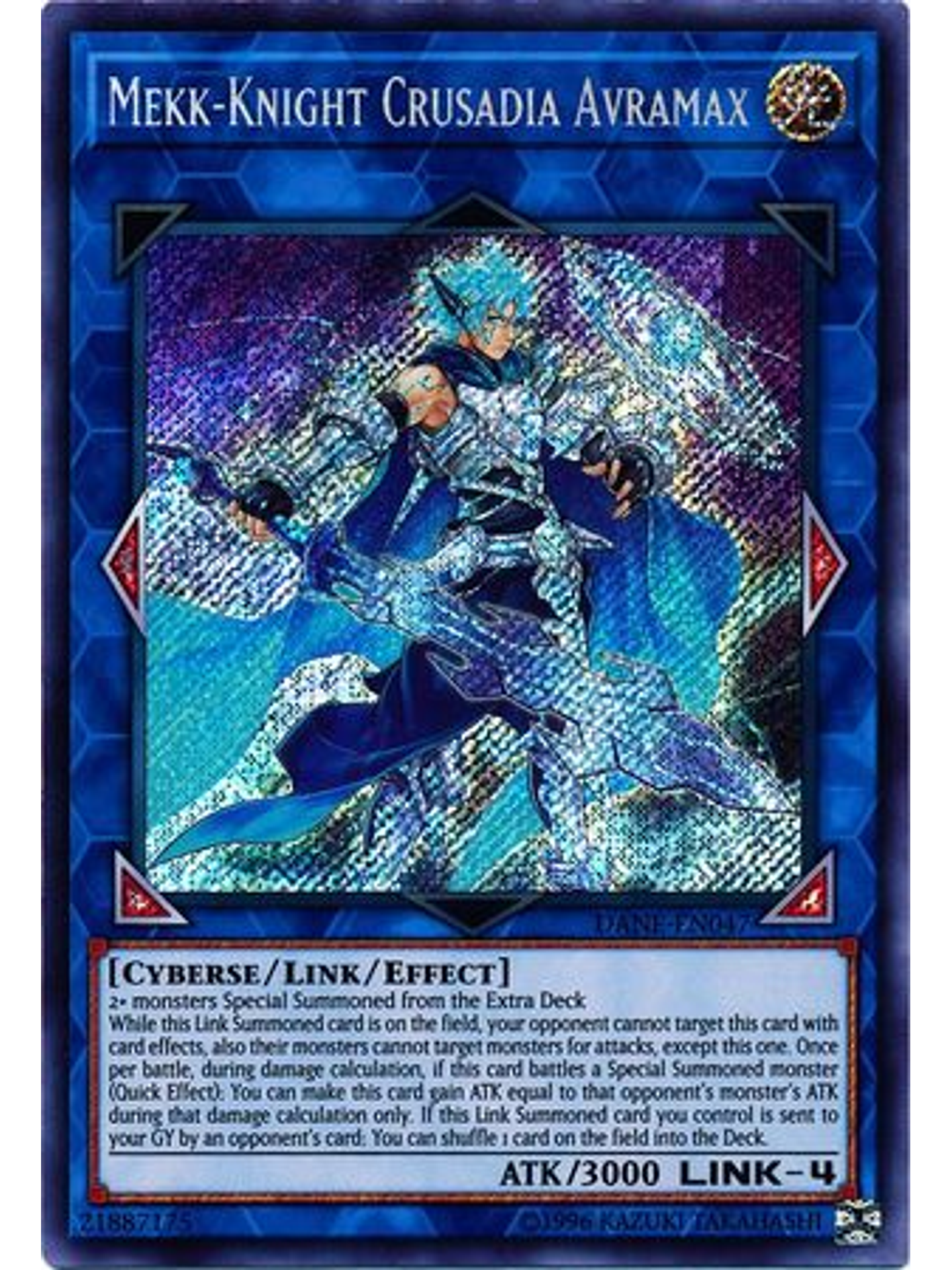 Mekk-Knight Crusadia Avramax - DANE-EN047 - Secret Rare Unlimited 1