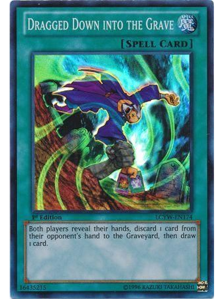 Dragged Down into the Grave - LCYW-EN174 - Super Rare 1st Edition 1