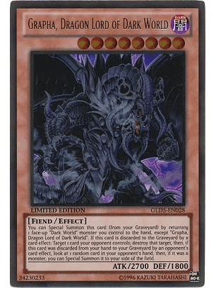 Grapha, Dragon Lord of Dark World - GLD5-EN028 - Gold Rare