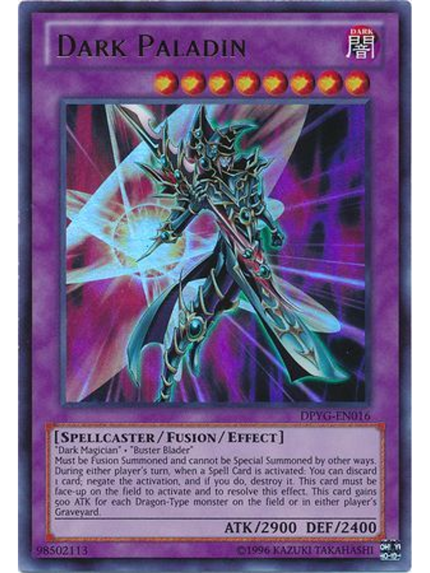Dark Paladin - DPYG-EN016 - Ultra Rare Unlimited 1