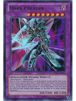 Dark Paladin - DPYG-EN016 - Ultra Rare Unlimited