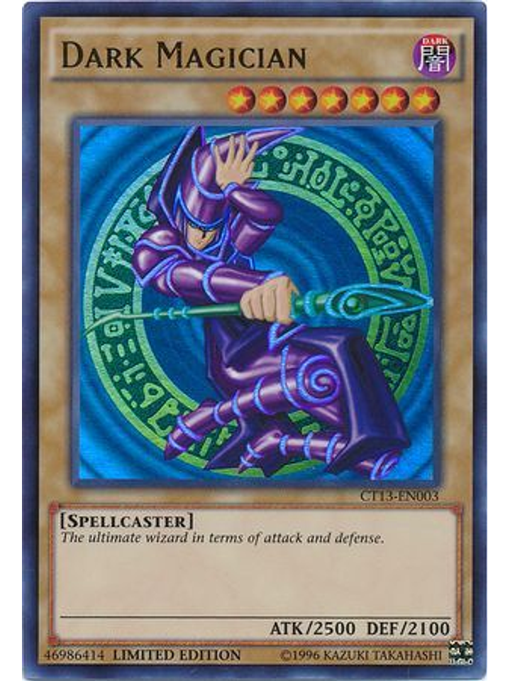 Dark Magician - CT13-EN003 - Ultra Rare Limited Edition 1