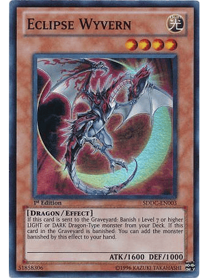 Eclipse Wyvern - SDDC-EN003 - Super Rare 1st Edition