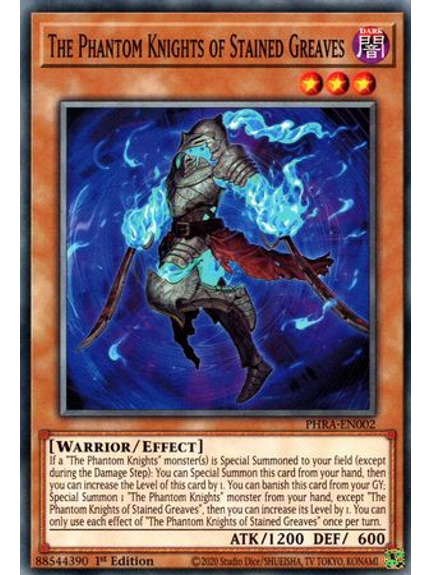 The Phantom Knights of Stained Greaves - PHRA-EN002 - Common 1st Edition 1