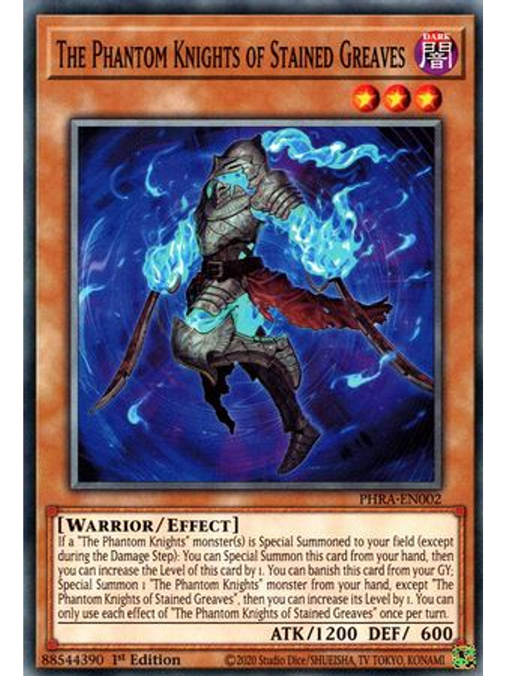The Phantom Knights of Stained Greaves - PHRA-EN002 - Common 1st Edition 1