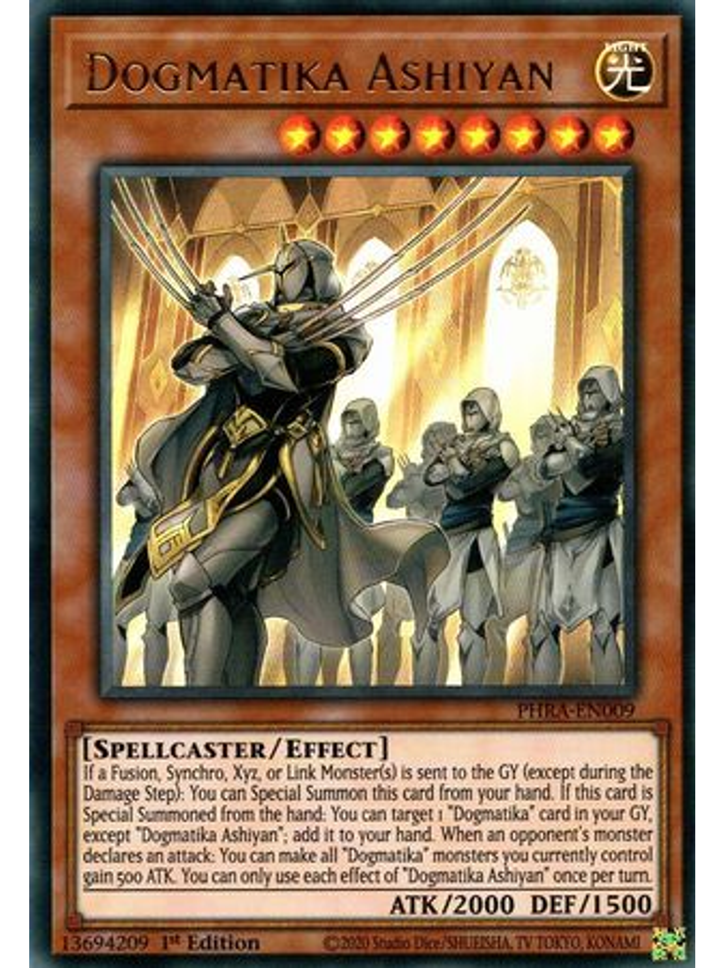 Dogmatika Ashiyan - PHRA-EN009 - Ultra Rare 1st Edition 1