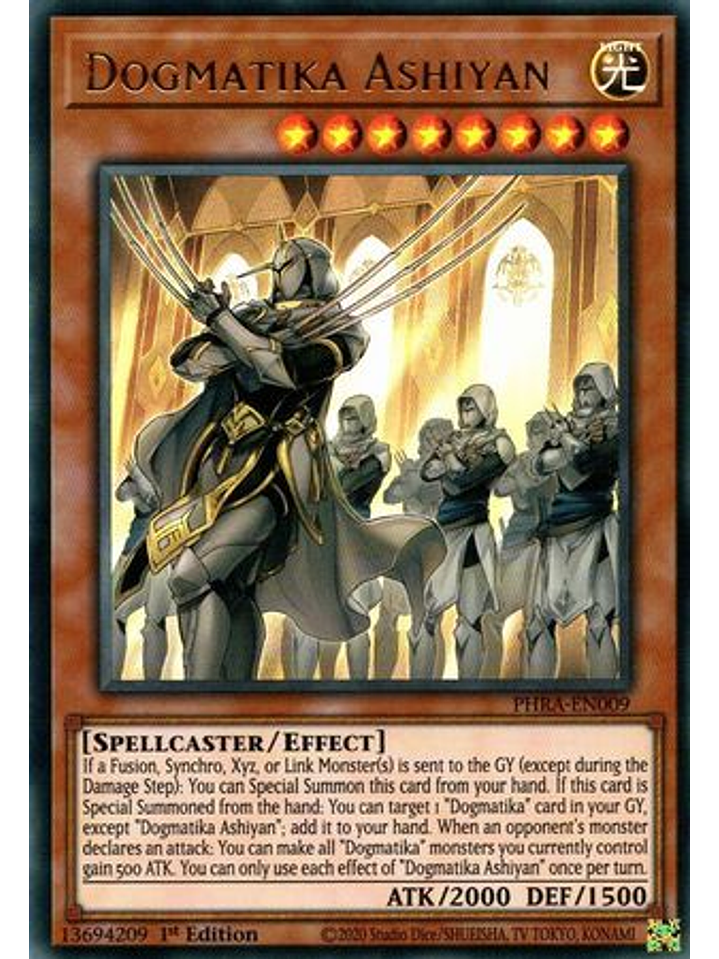 Dogmatika Ashiyan - PHRA-EN009 - Ultra Rare 1st Edition 1