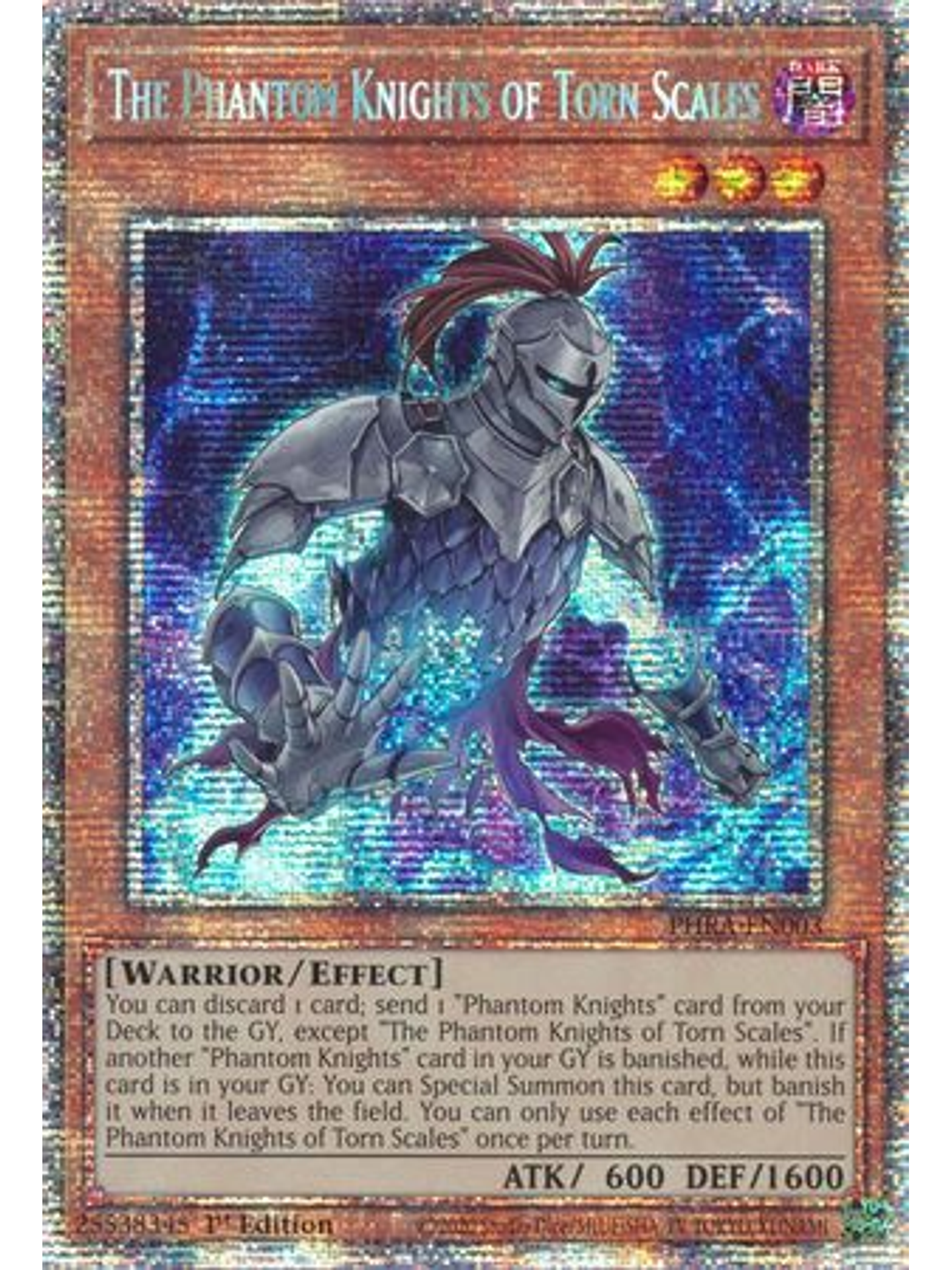 The Phantom Knights of Torn Scales - PHRA-EN003 - Starlight Rare 1st Edition 1