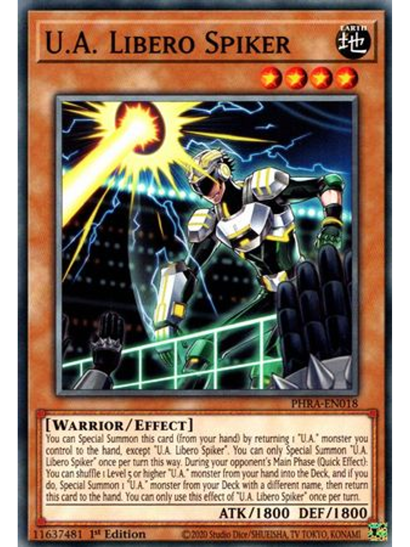 U.A. Libero Spiker - PHRA-EN018 - Common 1st Edition 1