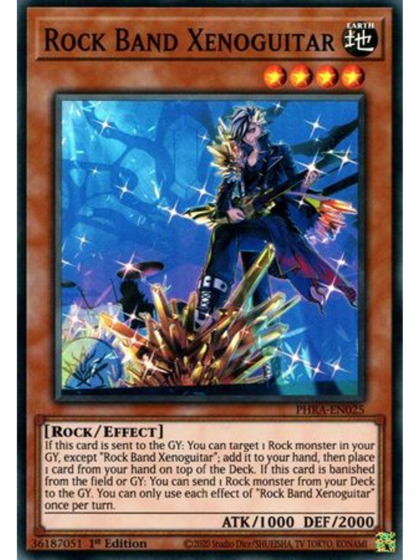 Rock Band Xenoguitar - PHRA-EN025 - Super Rare 1st Edition 1