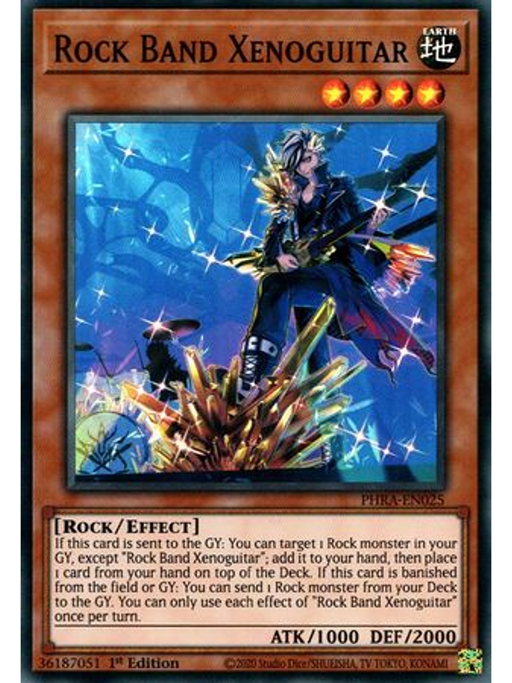 Rock Band Xenoguitar - PHRA-EN025 - Super Rare 1st Edition 1