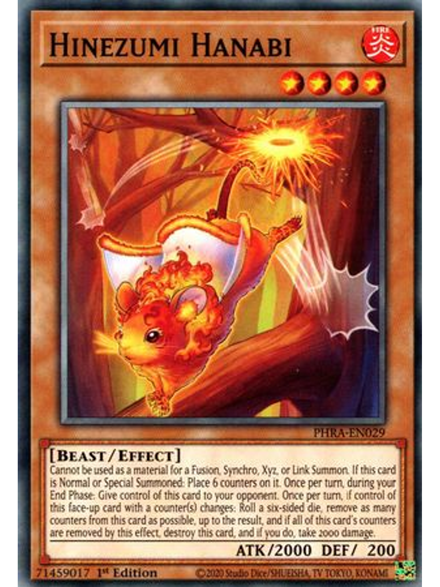 Hinezumi Hanabi - PHRA-EN029 - Common 1st Edition 1