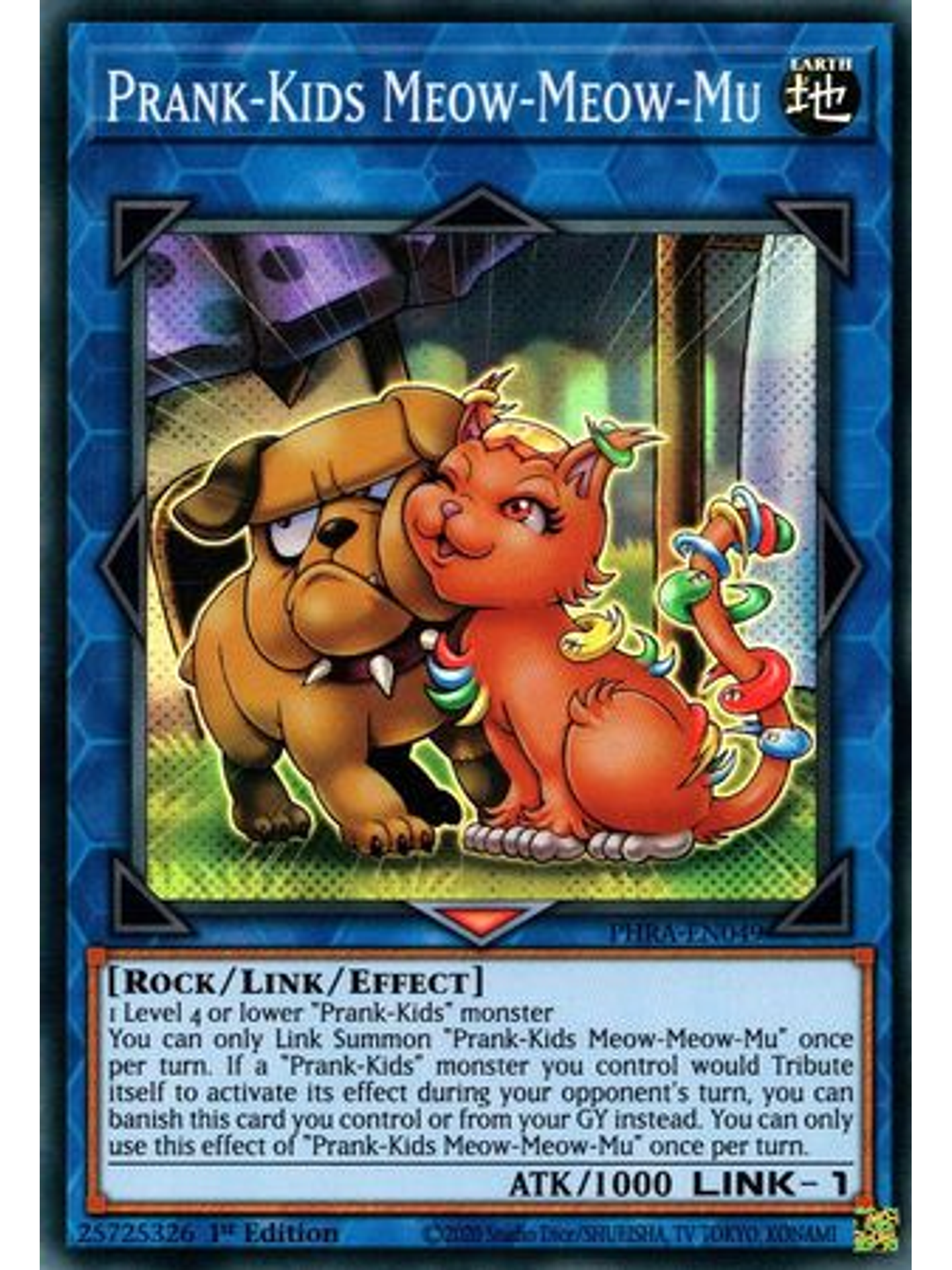 Prank-Kids Meow-Meow-Mu - PHRA-EN049 - Super Rare 1st Edition 1