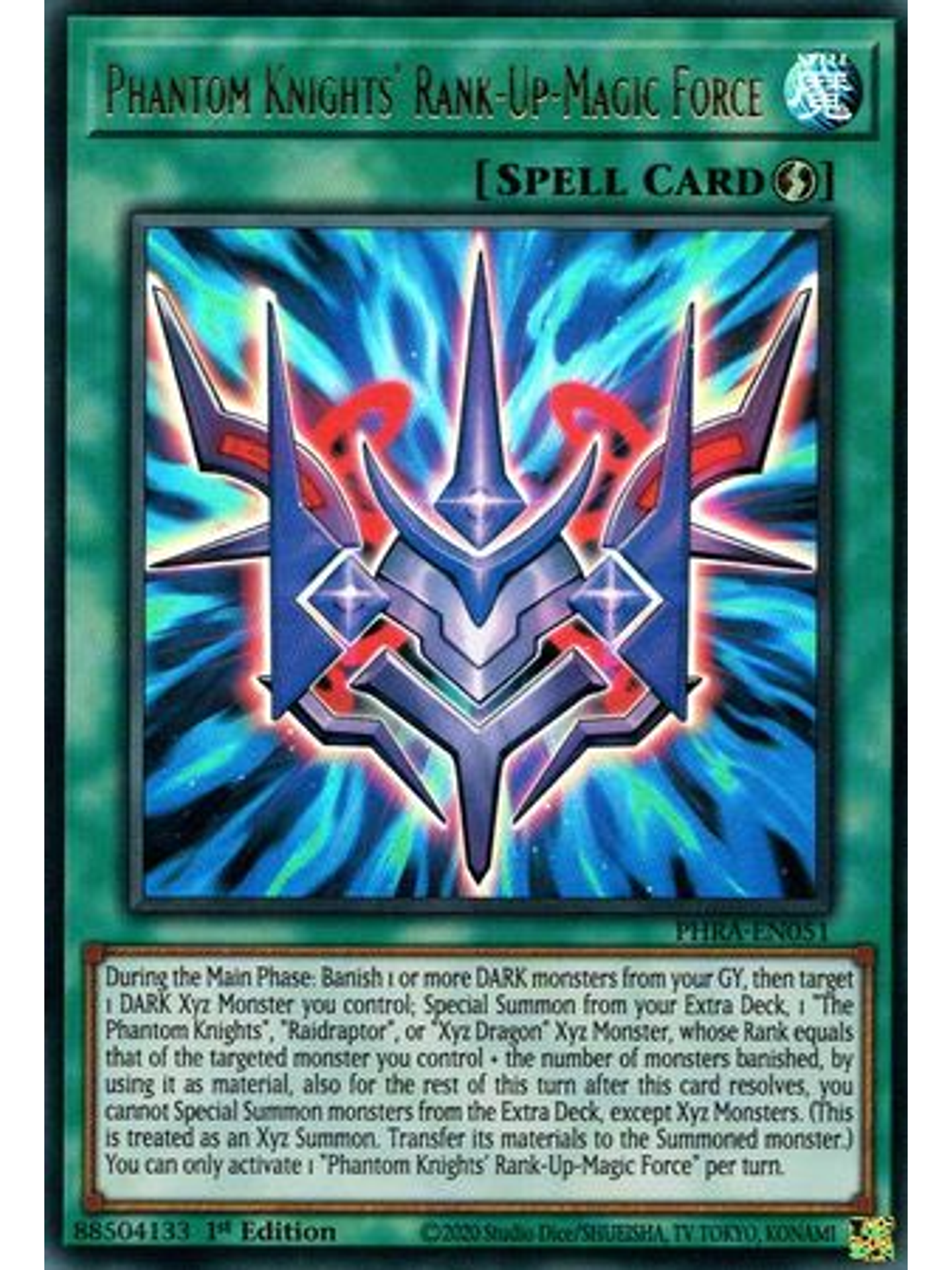 Phantom Knights' Rank-Up-Magic Force - PHRA-EN051 - Ultra Rare 1st Edition 1
