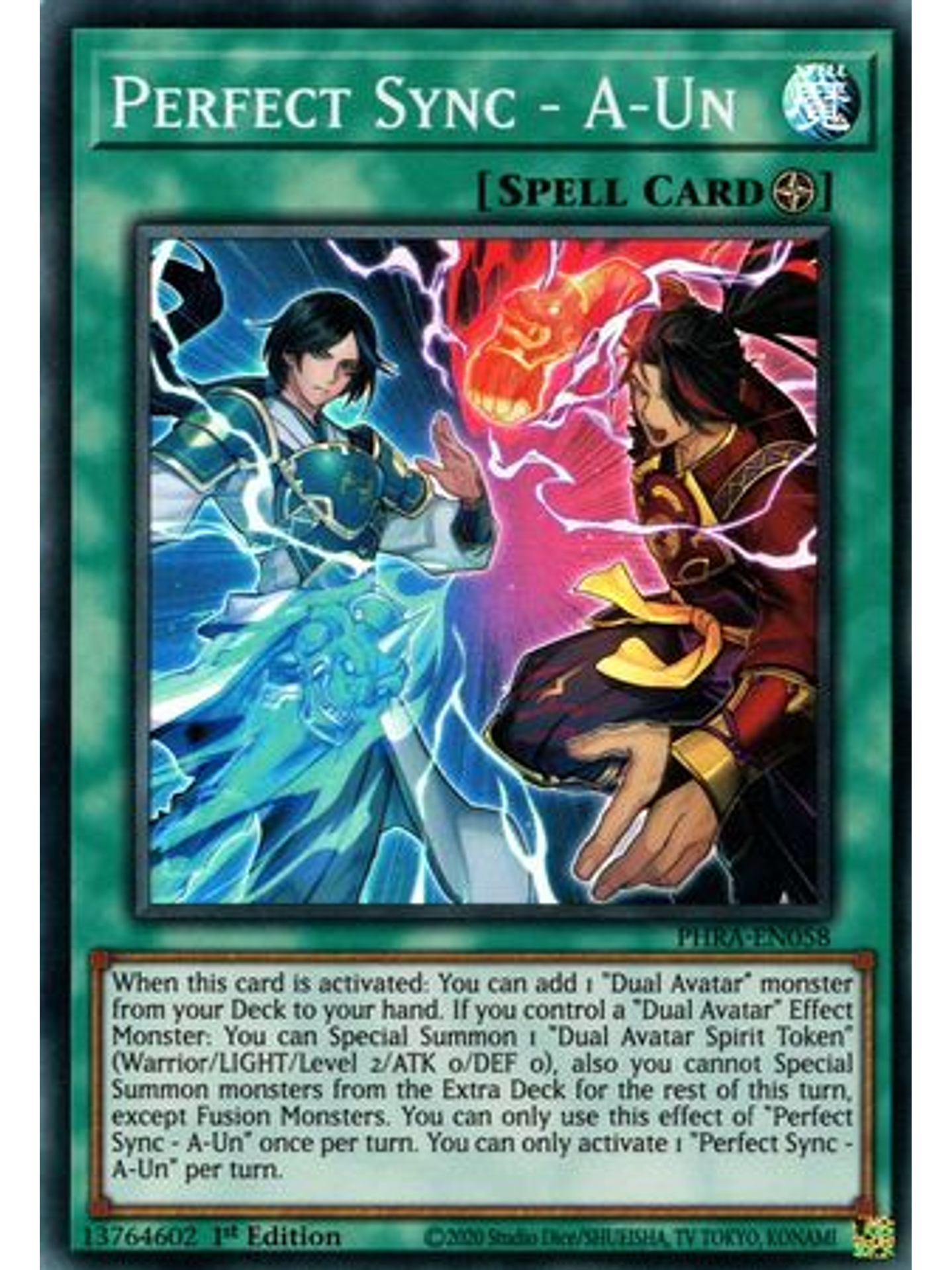 Perfect Sync - A-Un - PHRA-EN058 - Super Rare 1st Edition 1