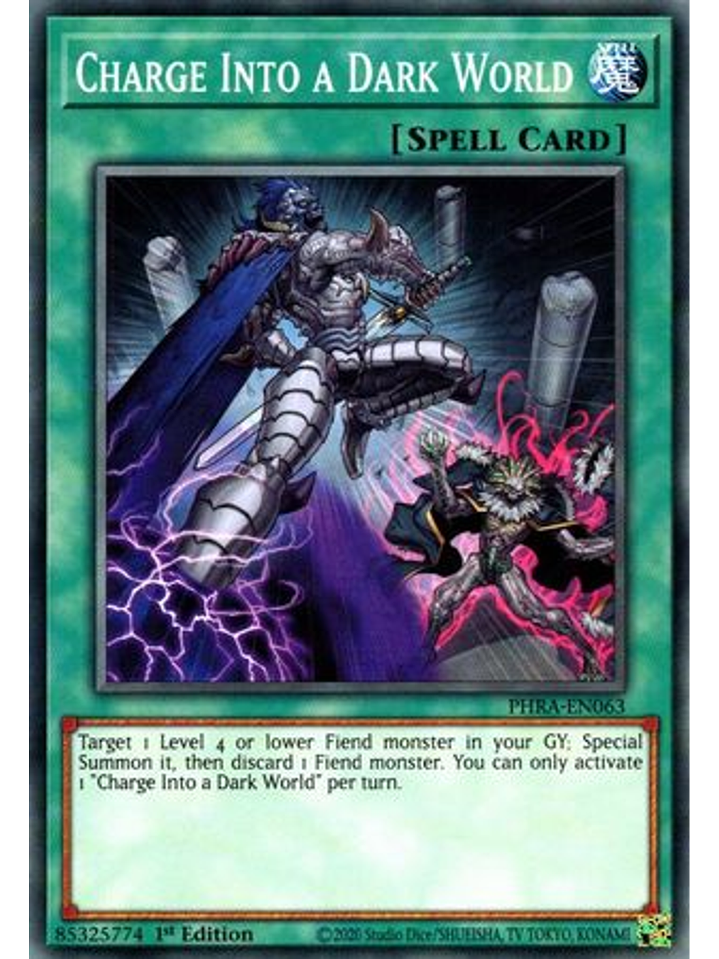 Charge Into a Dark World - PHRA-EN063 - Common 1st Edition 1