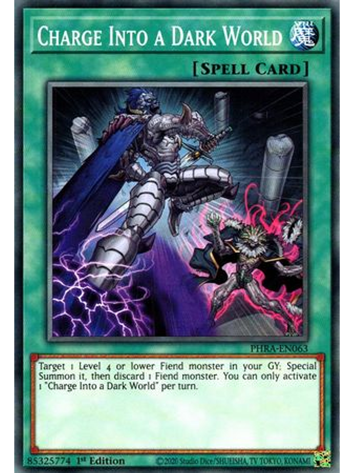 Charge Into a Dark World - PHRA-EN063 - Common 1st Edition 1