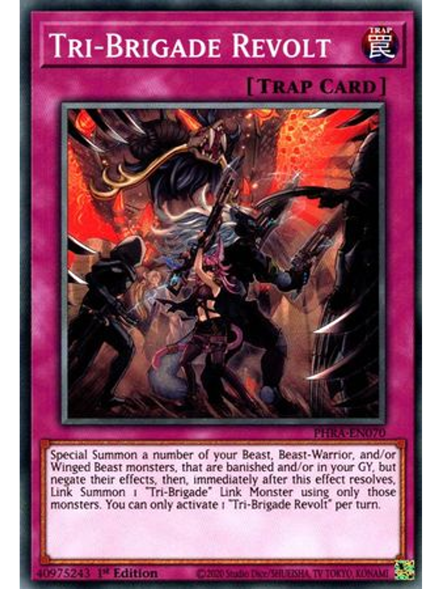 Tri-Brigade Revolt - PHRA-EN070 - Common 1st Edition 1