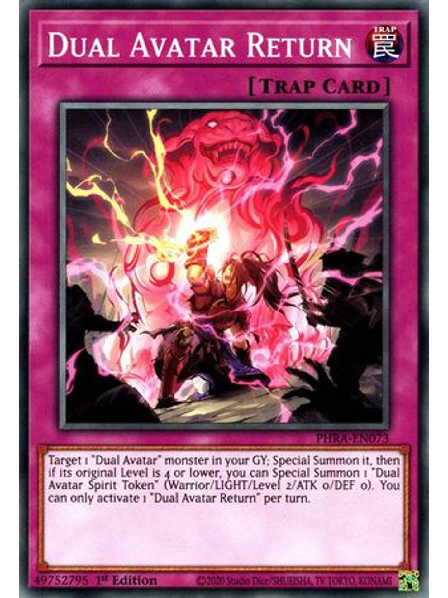 Dual Avatar Return - PHRA-EN073 - Common 1st Edition 1