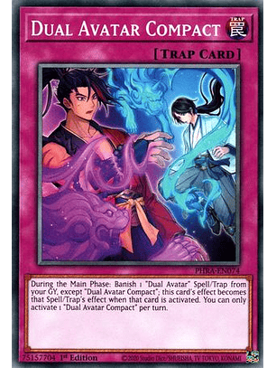 Dual Avatar Compact - PHRA-EN074 - Common 1st Edition