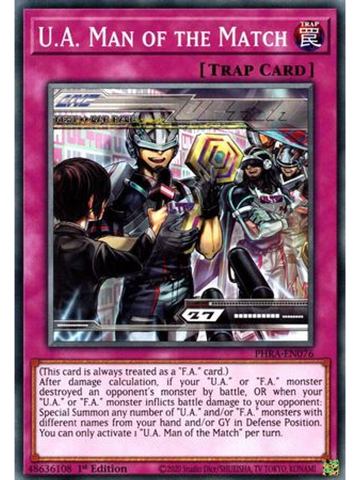 U.A. Man of the Match - PHRA-EN076 - Common 1st Edition 1