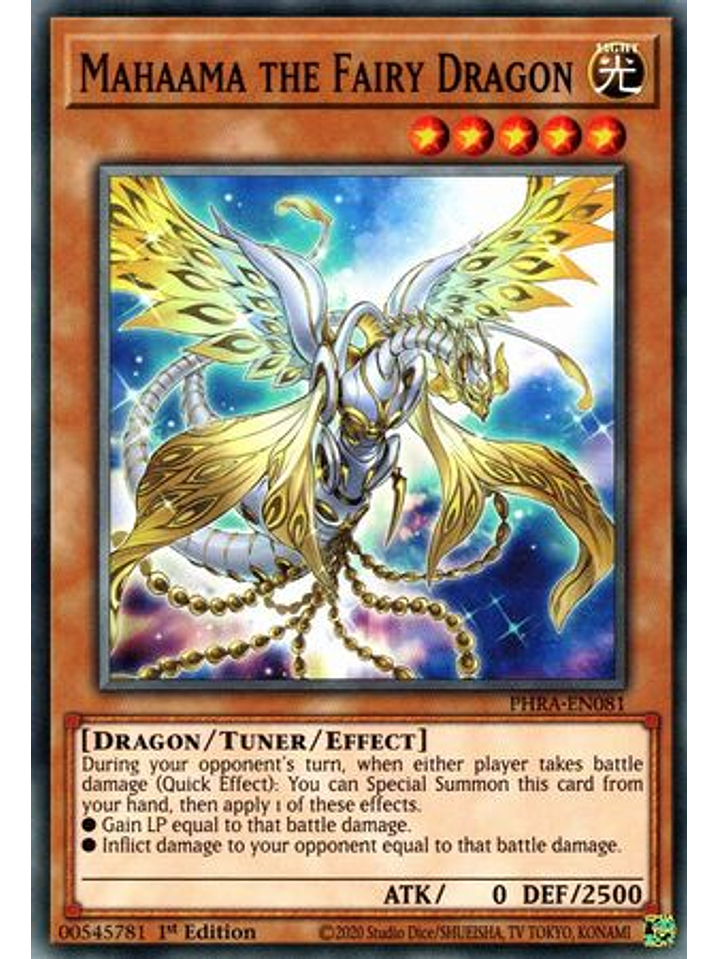Mahaama the Fairy Dragon - PHRA-EN081 - Common 1st Edition 1