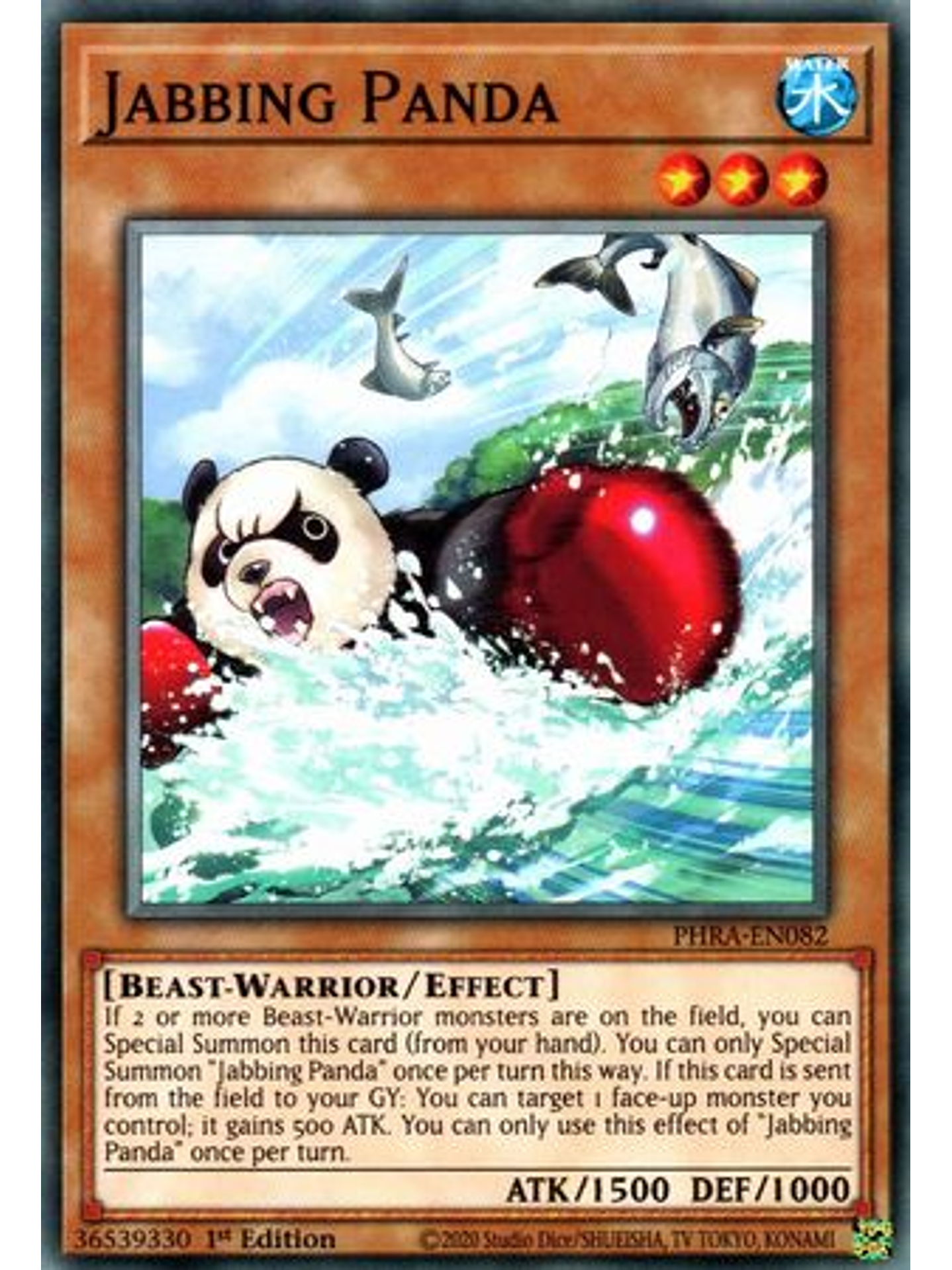 Jabbing Panda - PHRA-EN082 - Common 1st Edition 1
