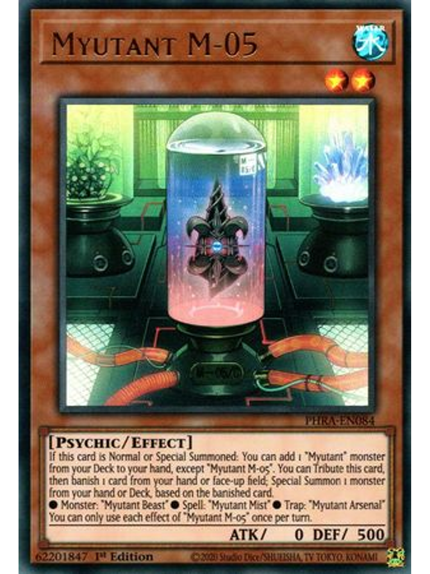 Myutant M-05 - PHRA-EN084 - Ultra Rare 1st Edition 1