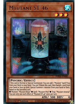 Myutant ST-46 - PHRA-EN085 - Ultra Rare 1st Edition