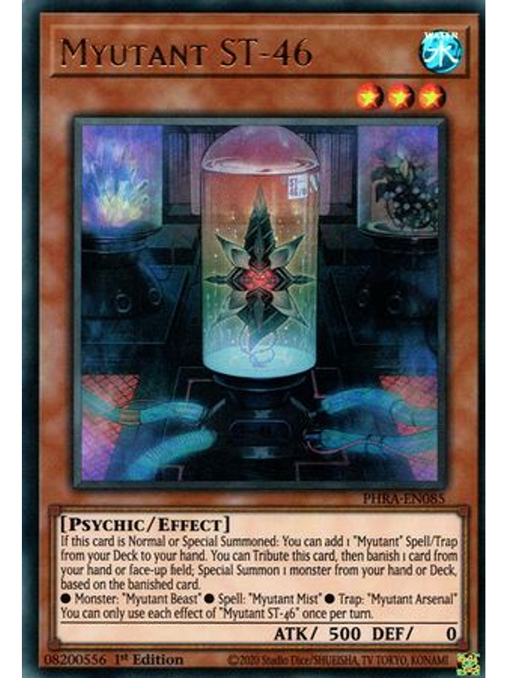 Myutant ST-46 - PHRA-EN085 - Ultra Rare 1st Edition 1