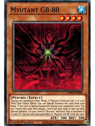 Myutant GB-88 - PHRA-EN086 - Common 1st Edition