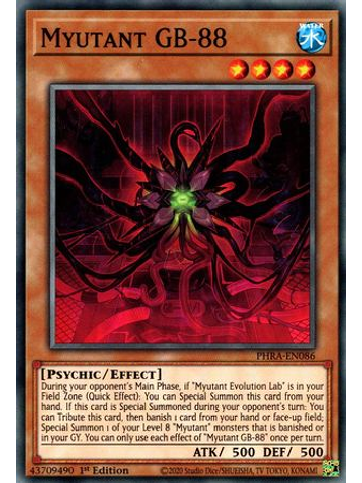 Myutant GB-88 - PHRA-EN086 - Common 1st Edition 1