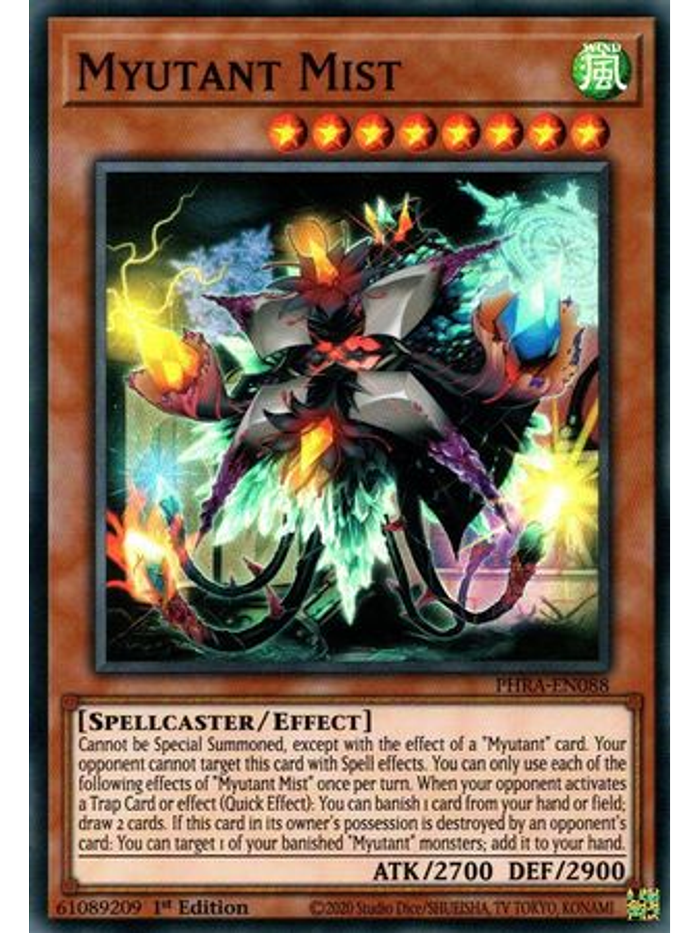 Myutant Mist - PHRA-EN088 - Super Rare 1st Edition 1