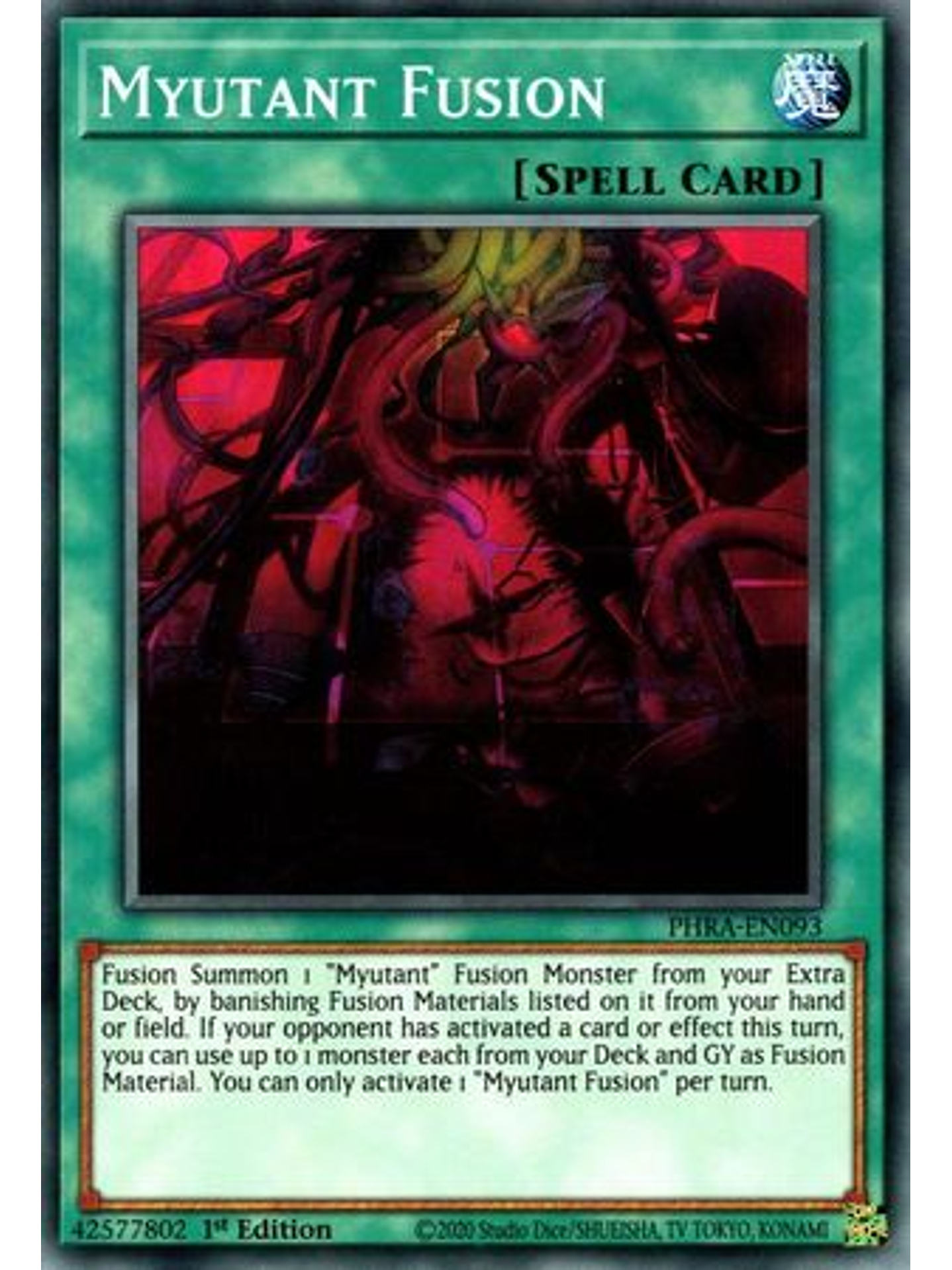 Myutant Fusion - PHRA-EN093 - Common 1st Edition 1