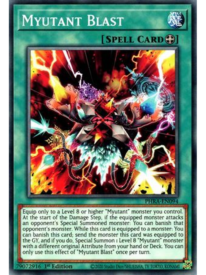 Myutant Blast - PHRA-EN094 - Common 1st Edition 1