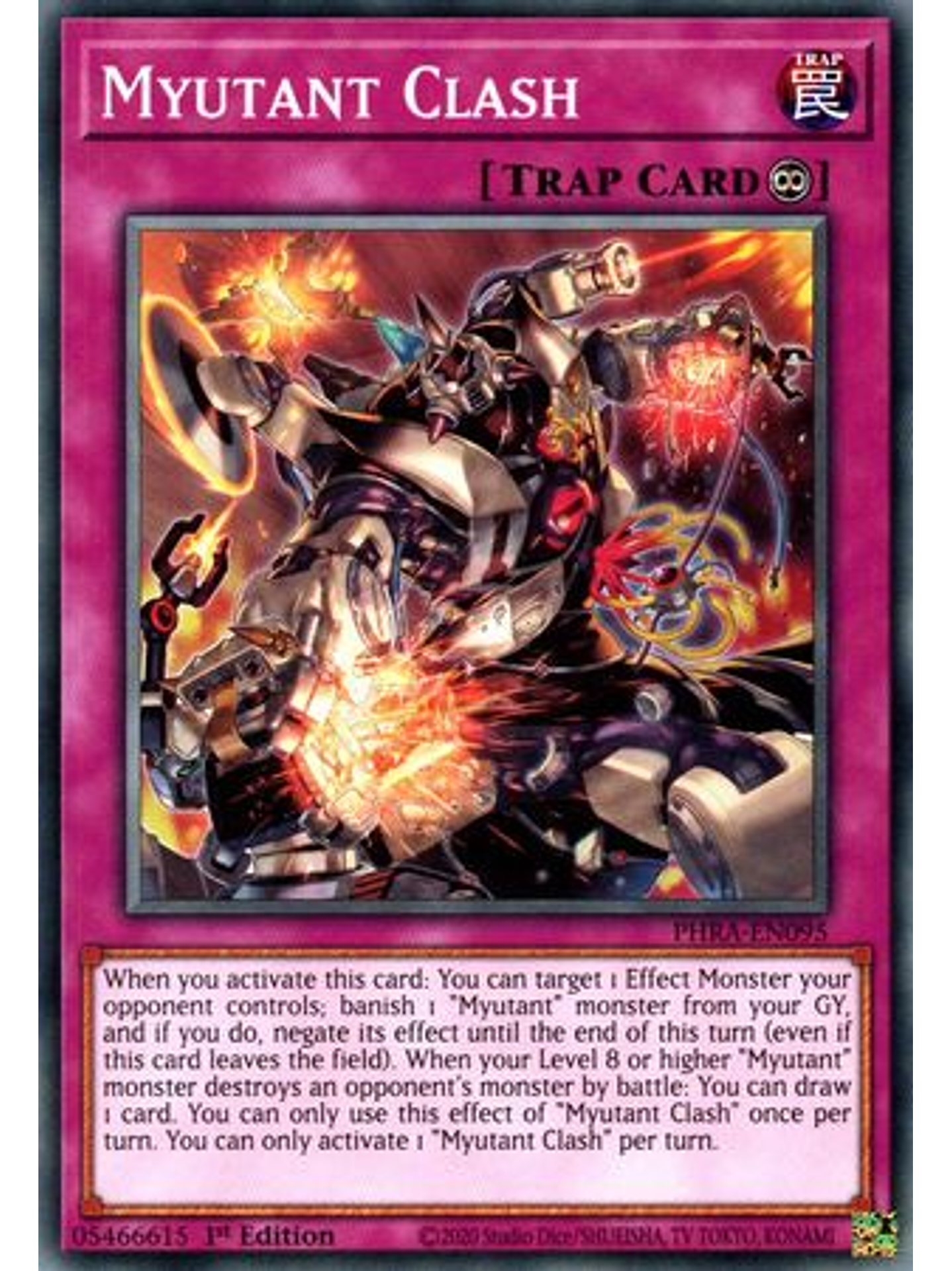 Myutant Clash - PHRA-EN095 - Common 1st Edition 1