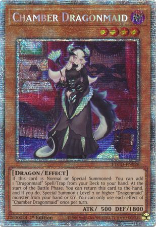 Chamber Dragonmaid - ETCO-EN026 - Starlight Rare 1st Edition