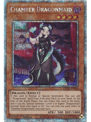 Chamber Dragonmaid - ETCO-EN026 - Starlight Rare 1st Edition