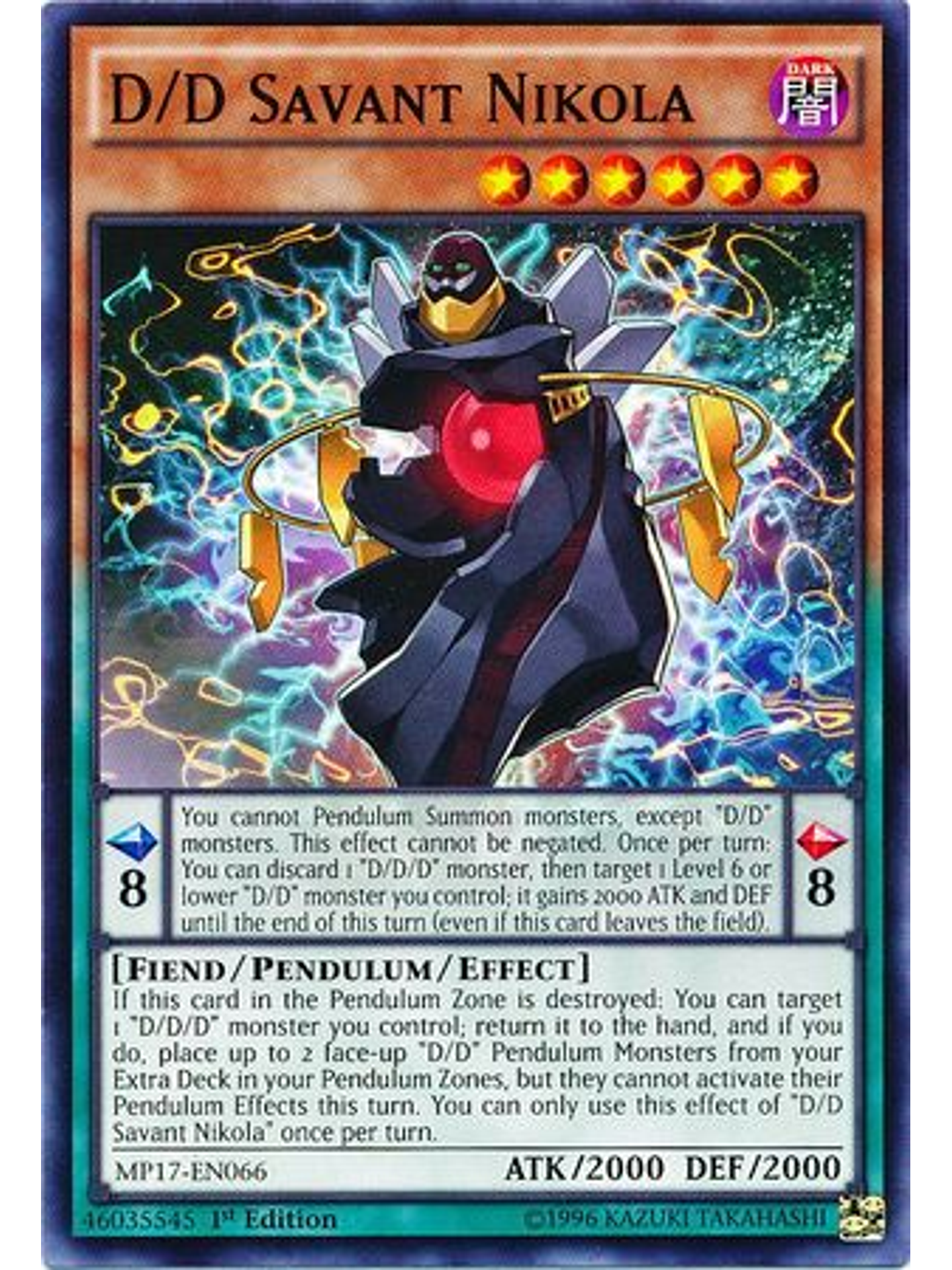 D/d Savant Nikola - mp17-en066 - Common 1st Edition 1