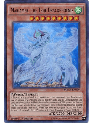 Mariamne, the True Dracophoenix - MACR-EN026 - Ultra Rare 1st Edition