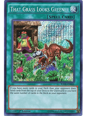 That Grass Looks Greener - RATE-EN066 - Secret Rare 1st Edition