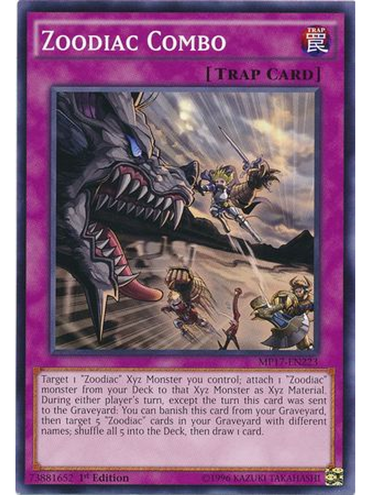 Zoodiac Combo - MP17-EN223 - Common 1st Edition 1