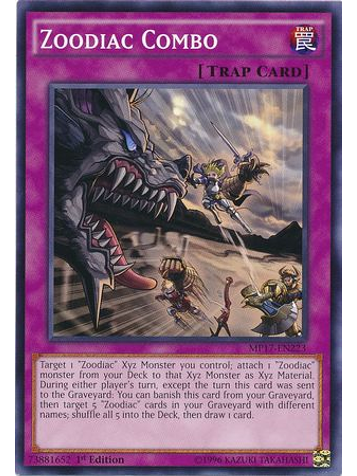 Zoodiac Combo - MP17-EN223 - Common 1st Edition 1