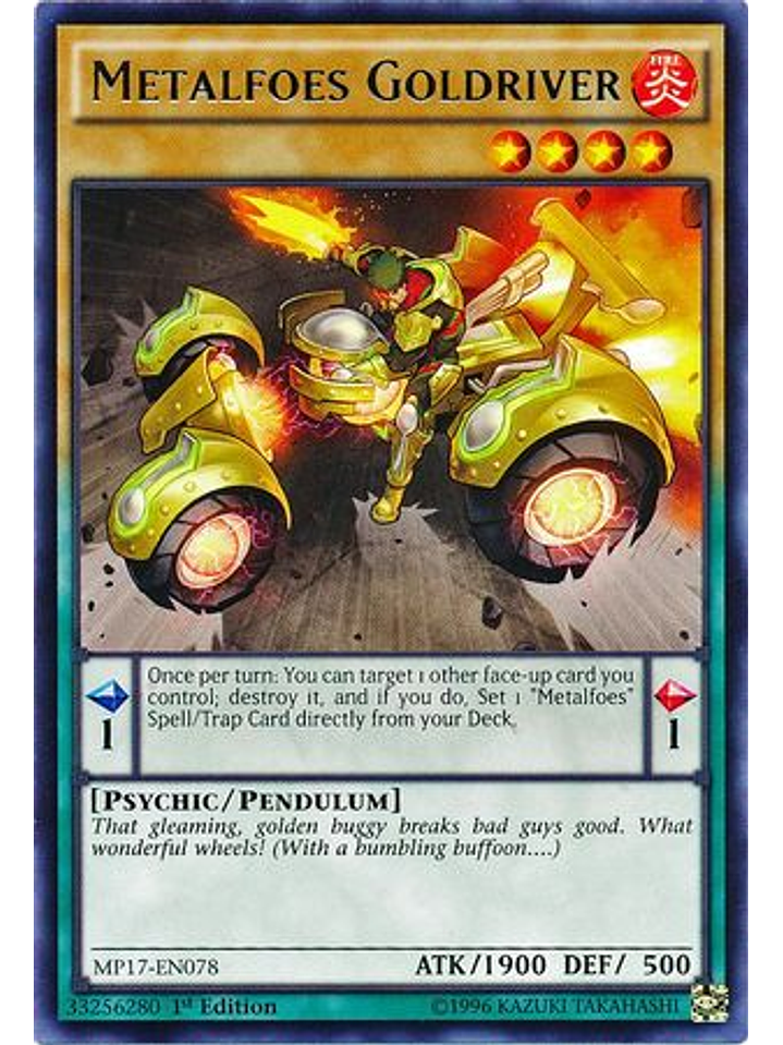 Metalfoes Goldriver - MP17-EN078 - Rare 1st Edition 1