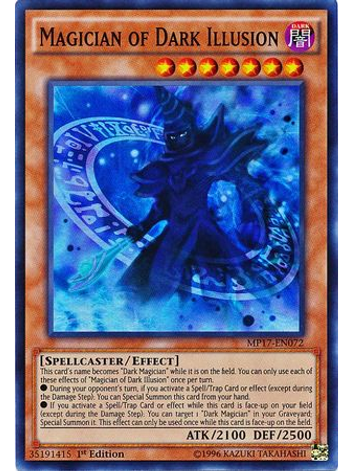 Magician of Dark Illusion - MP17-EN072 - Super Rare 1st Edition 1