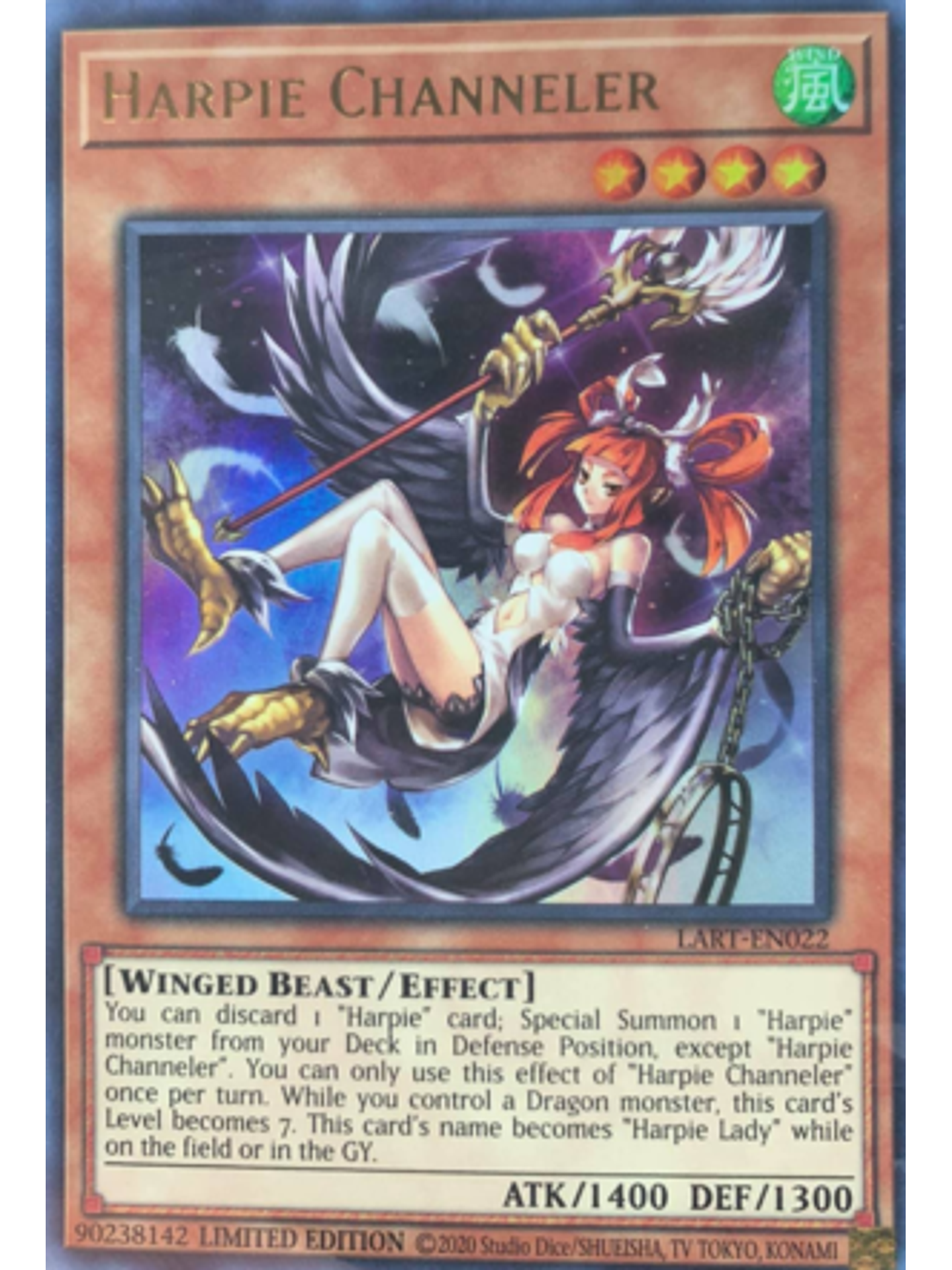 Harpie Channeler - LART-EN022 - Ultra Rare 1
